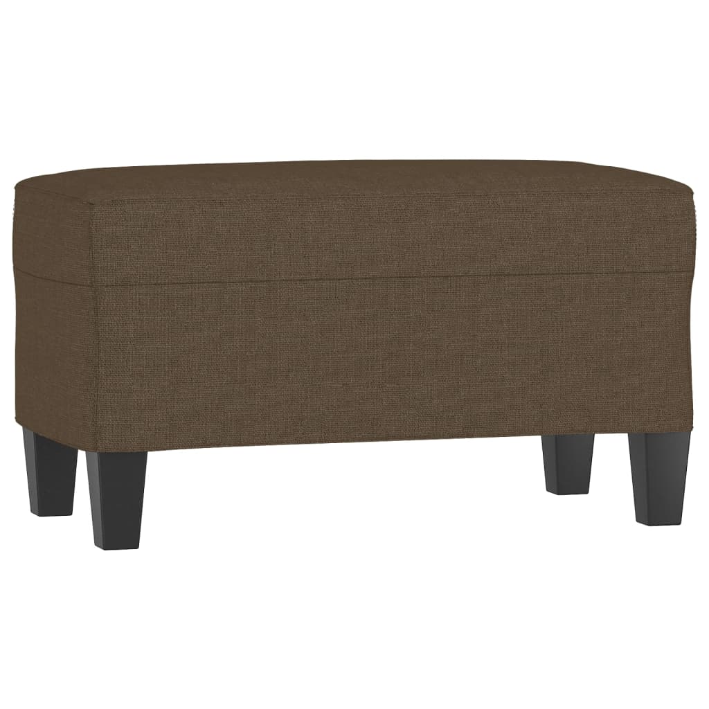bænk 100x35x41 cm stof brun - Image 2