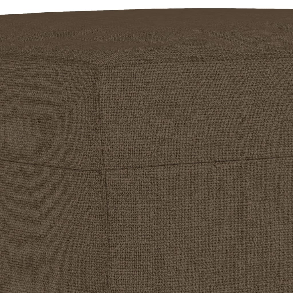 bænk 100x35x41 cm stof brun - Image 5