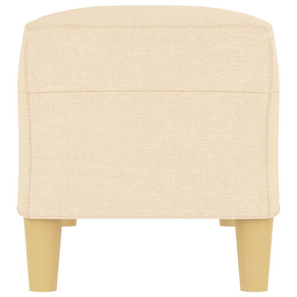 bænk 100x35x41 cm stof cremefarvet - Image 4