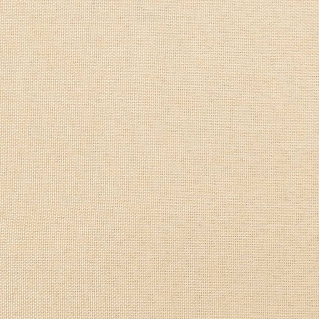 bænk 100x35x41 cm stof cremefarvet - Image 6