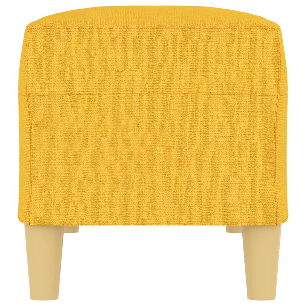 bænk 100x35x41 cm stof gul - Image 4