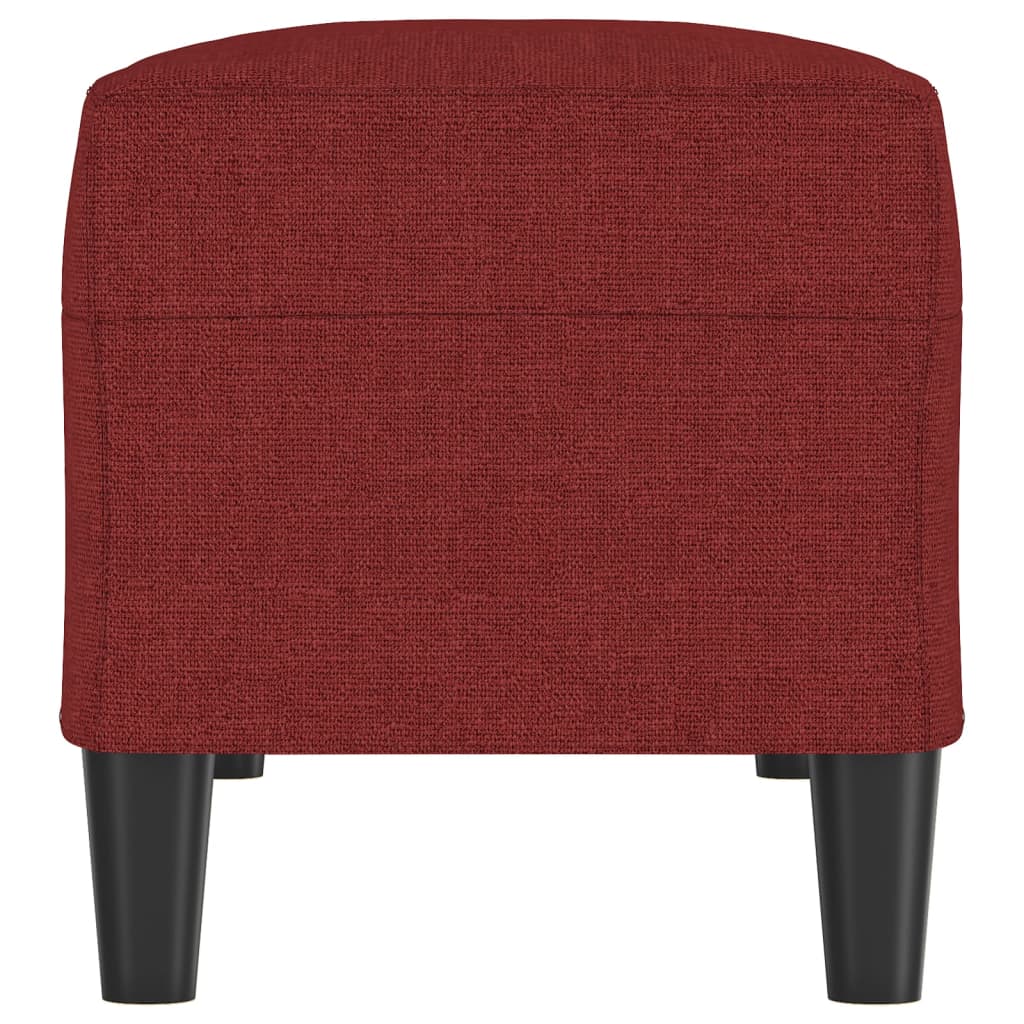 bænk 100x35x41 cm stof vinrød - Image 4