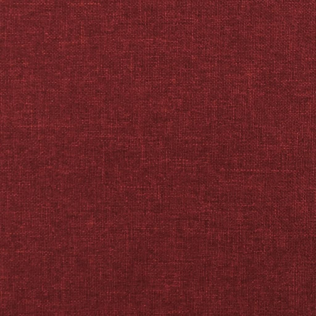bænk 100x35x41 cm stof vinrød - Image 6