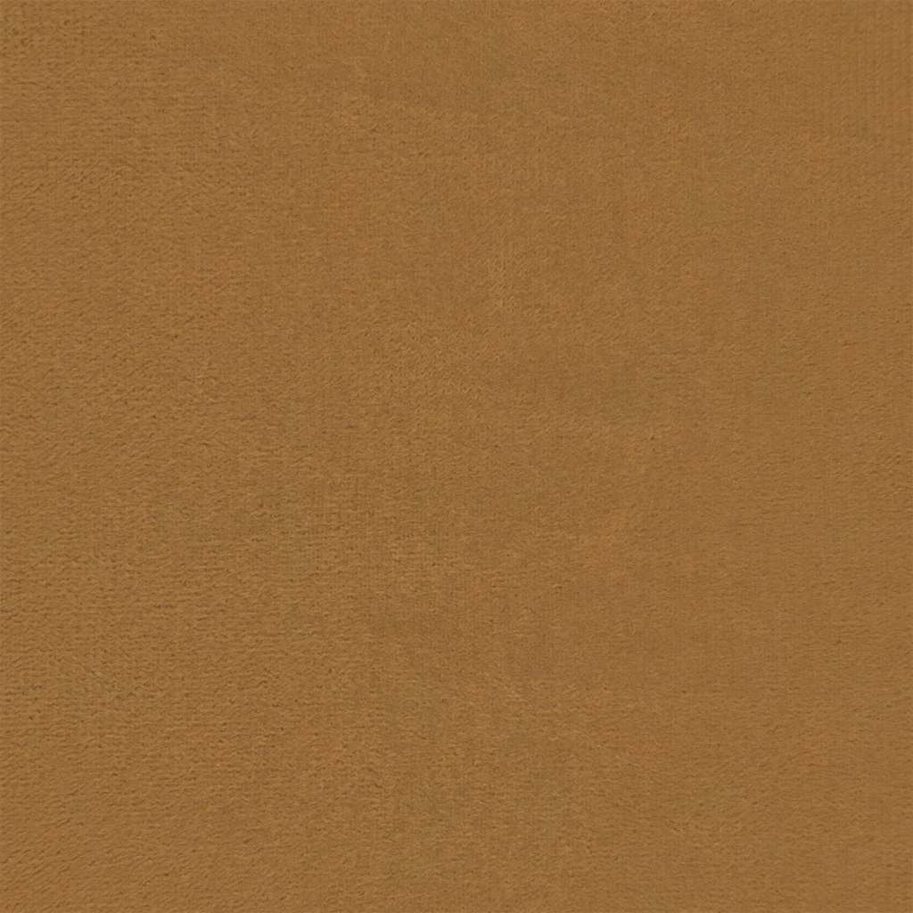 bænk 100x35x41 cm velour brun - Image 6