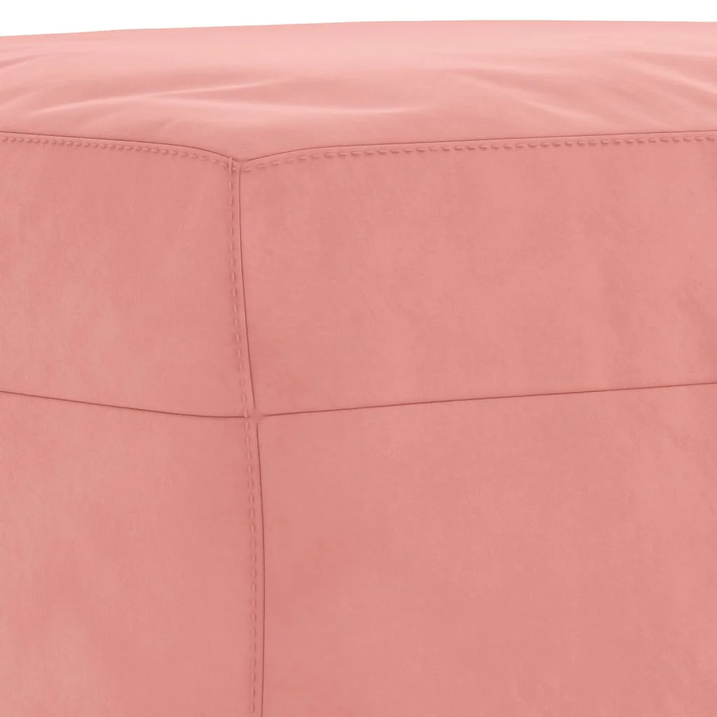bænk 100x35x41 cm velour lyserød - Image 5