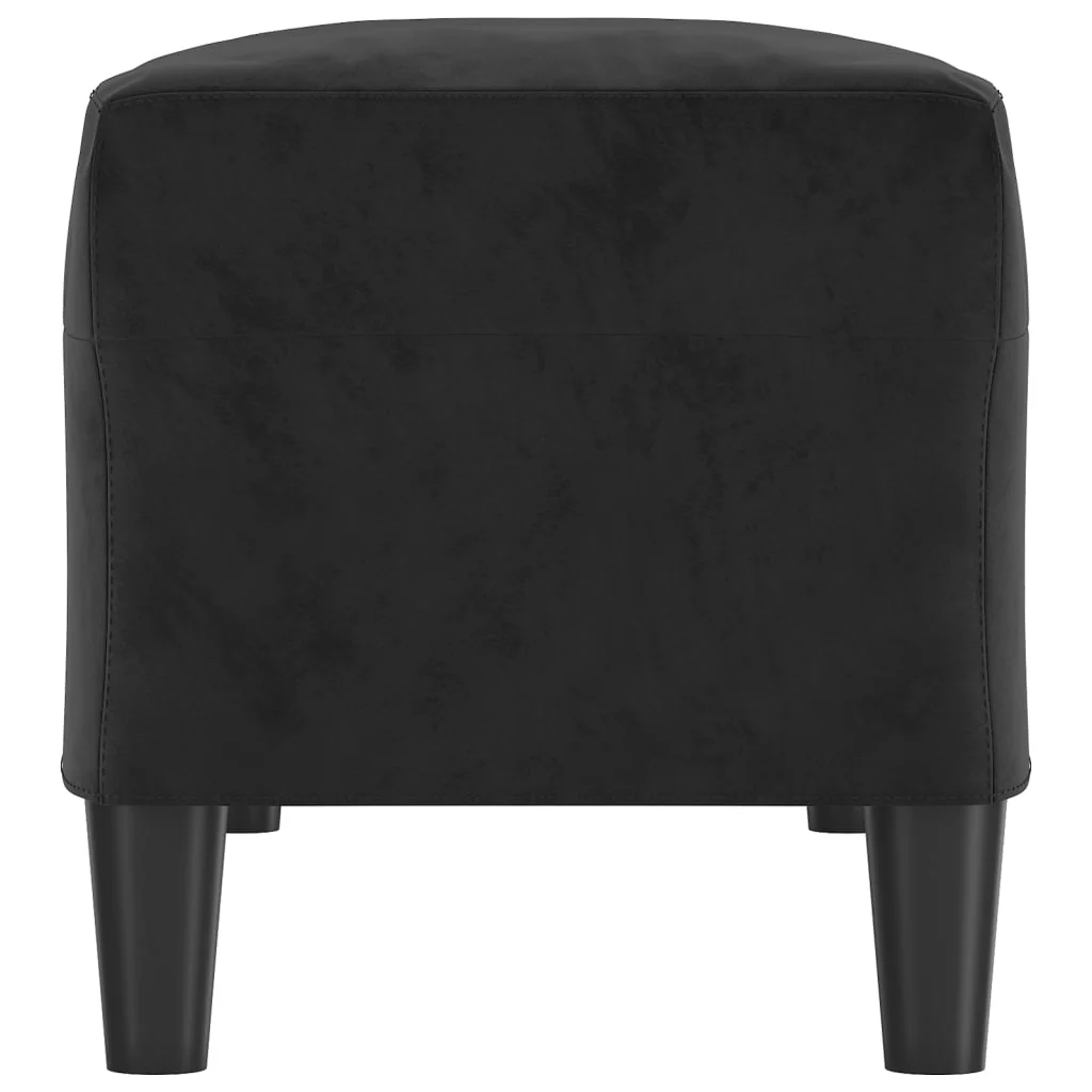 bænk 100x35x41 cm velour sort - Image 4