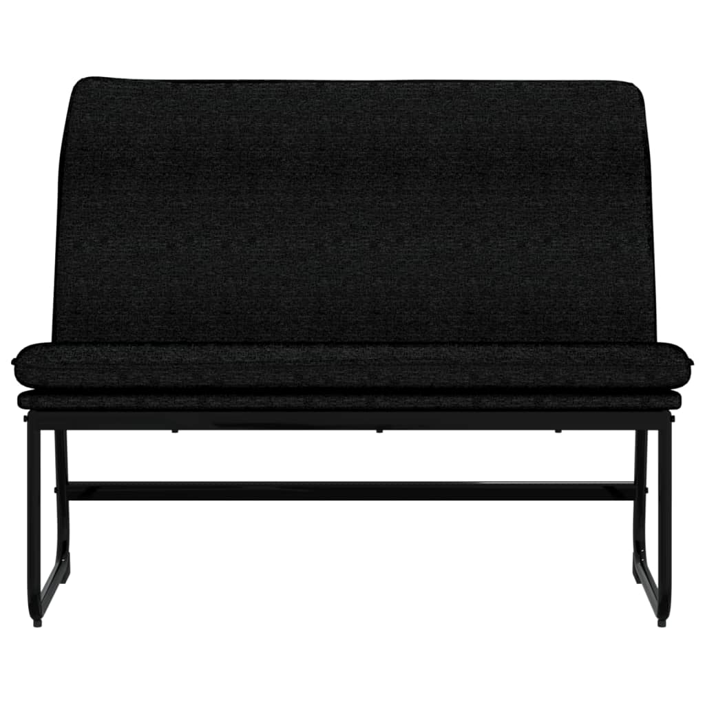 bænk 100x75x76 cm stof sort - Image 3