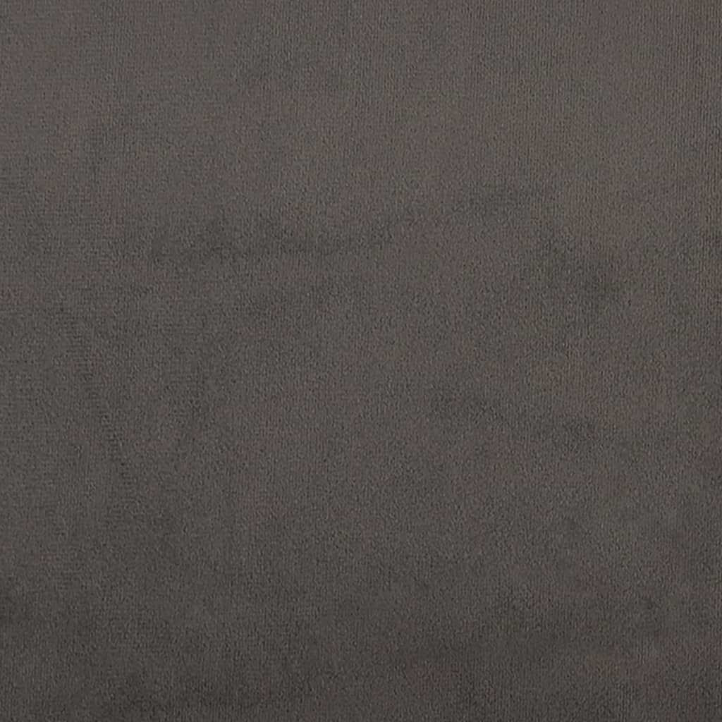 bænk 70x35x41 cm fløjl mørkegrå - Image 6