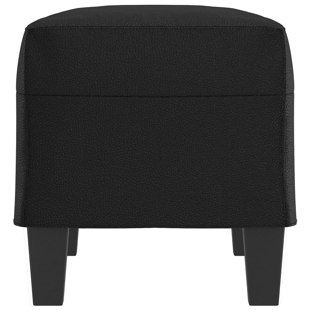 bænk 70x35x41 cm kunstlæder sort - Image 4