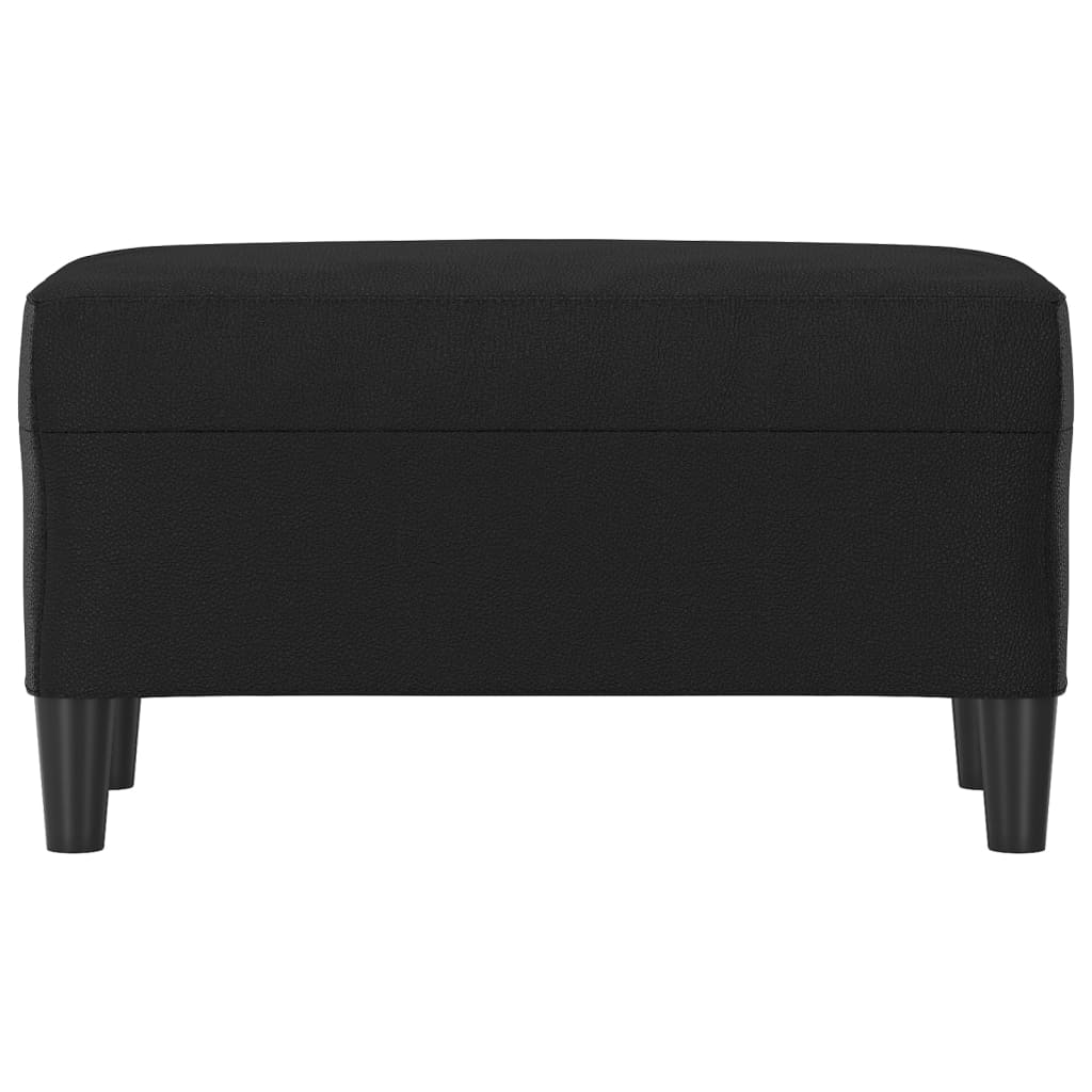bænk 70x35x41 cm kunstlæder sort - Image 3
