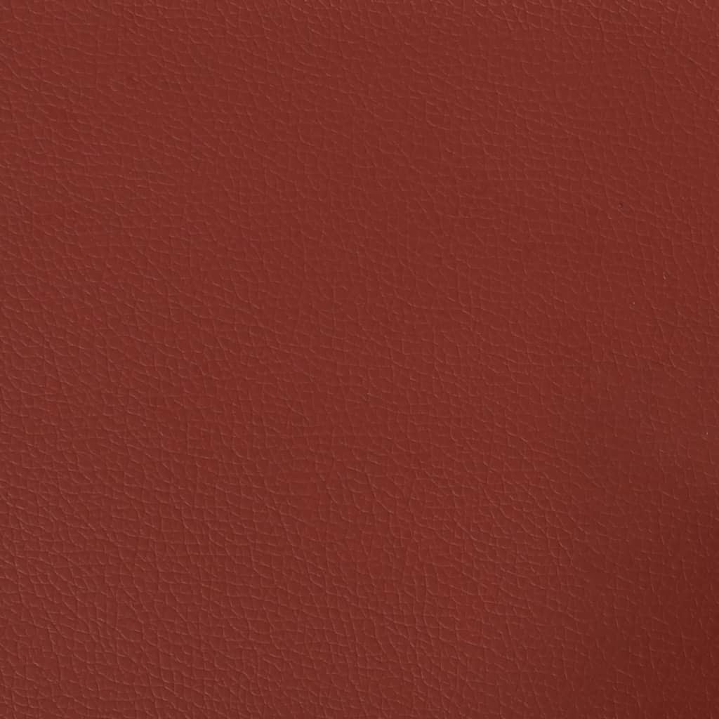bænk 70x35x41 cm kunstlæder vinrød - Image 6