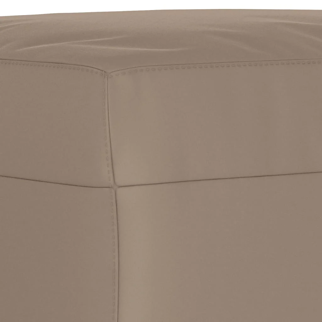bænk 70x35x41 cm mikrofiberstof gråbrun - Image 5