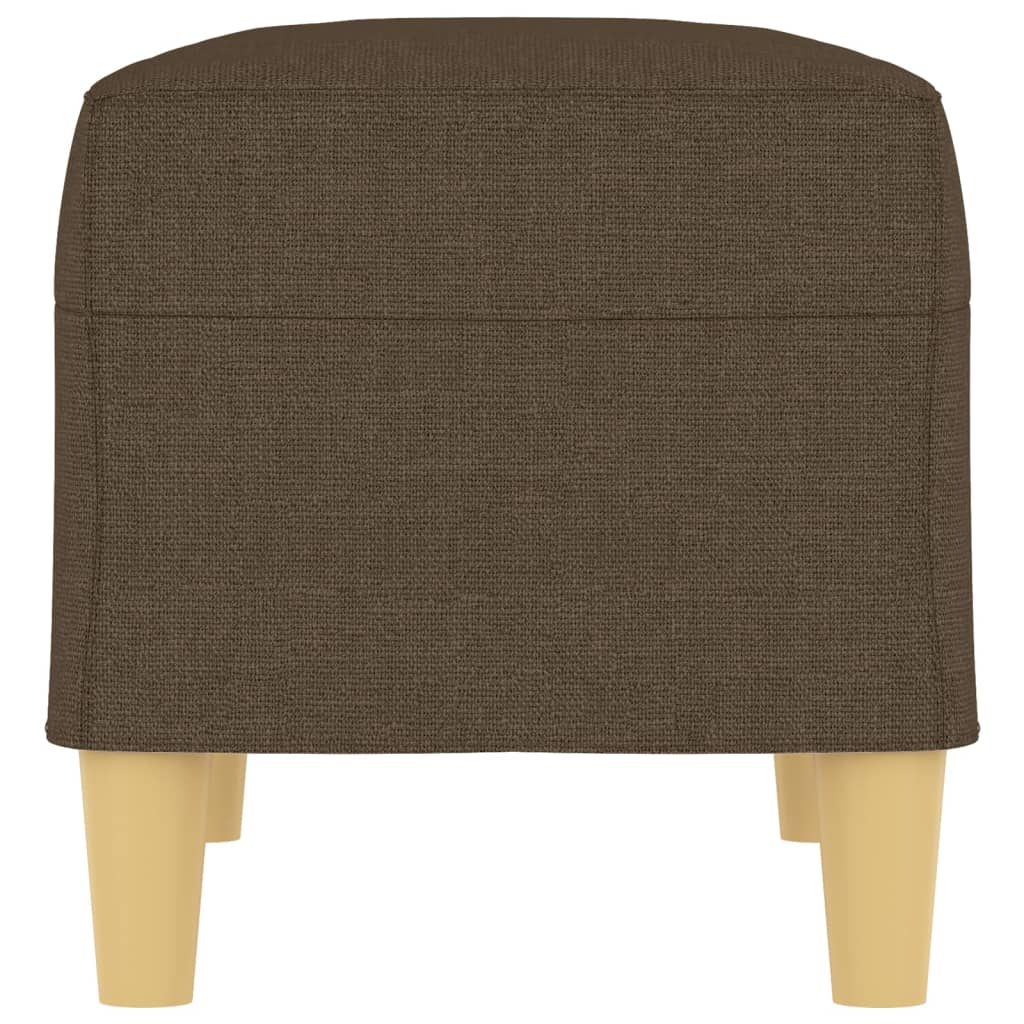 bænk 70x35x41 cm stof brun - Image 4