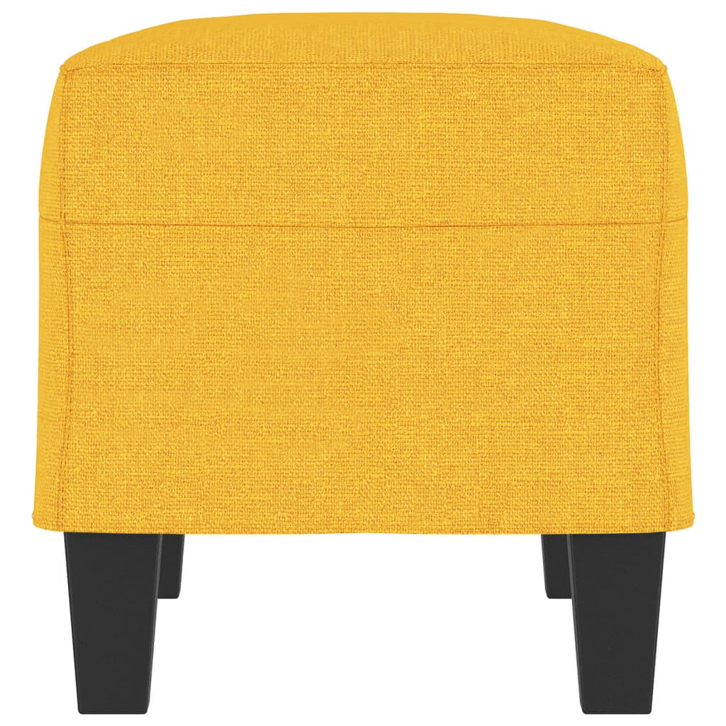 bænk 70x35x41 cm stof gul - Image 4