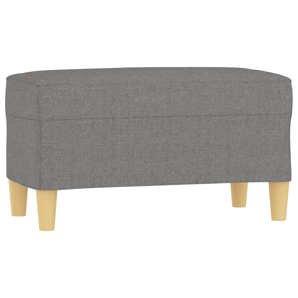 bænk 70x35x41 cm stof mørkegrå - Image 2