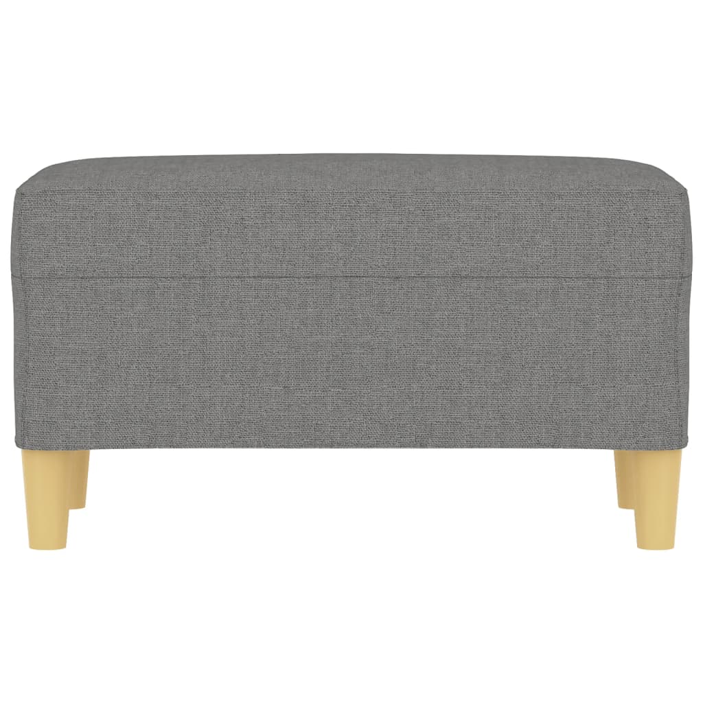 bænk 70x35x41 cm stof mørkegrå - Image 3