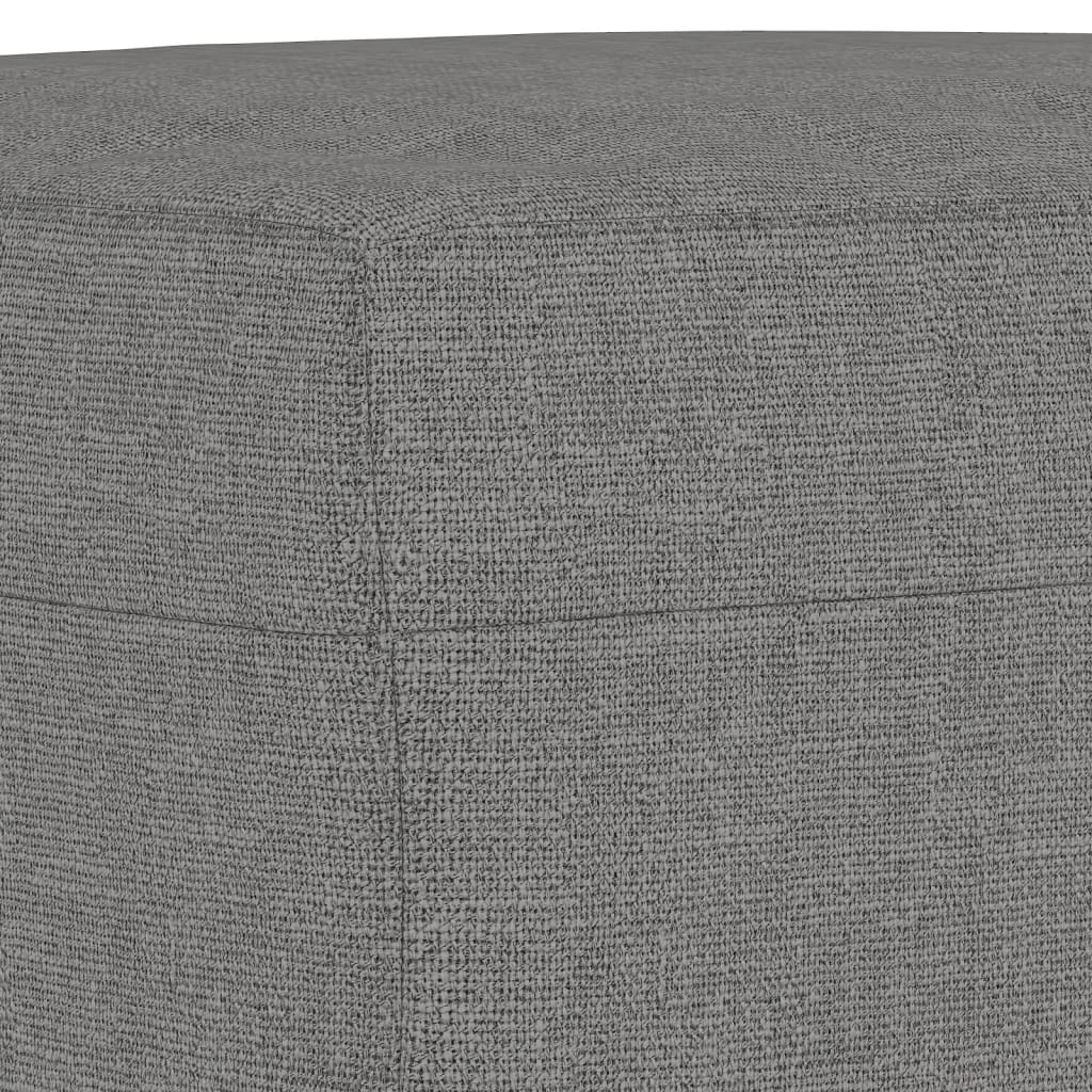 bænk 70x35x41 cm stof mørkegrå - Image 5