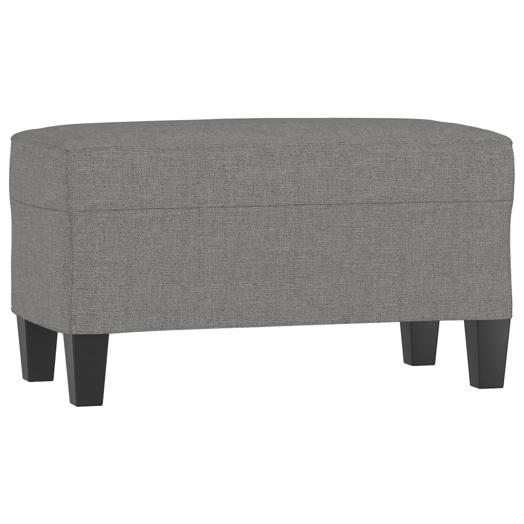 bænk 70x35x41 cm stof mørkegrå - Image 2