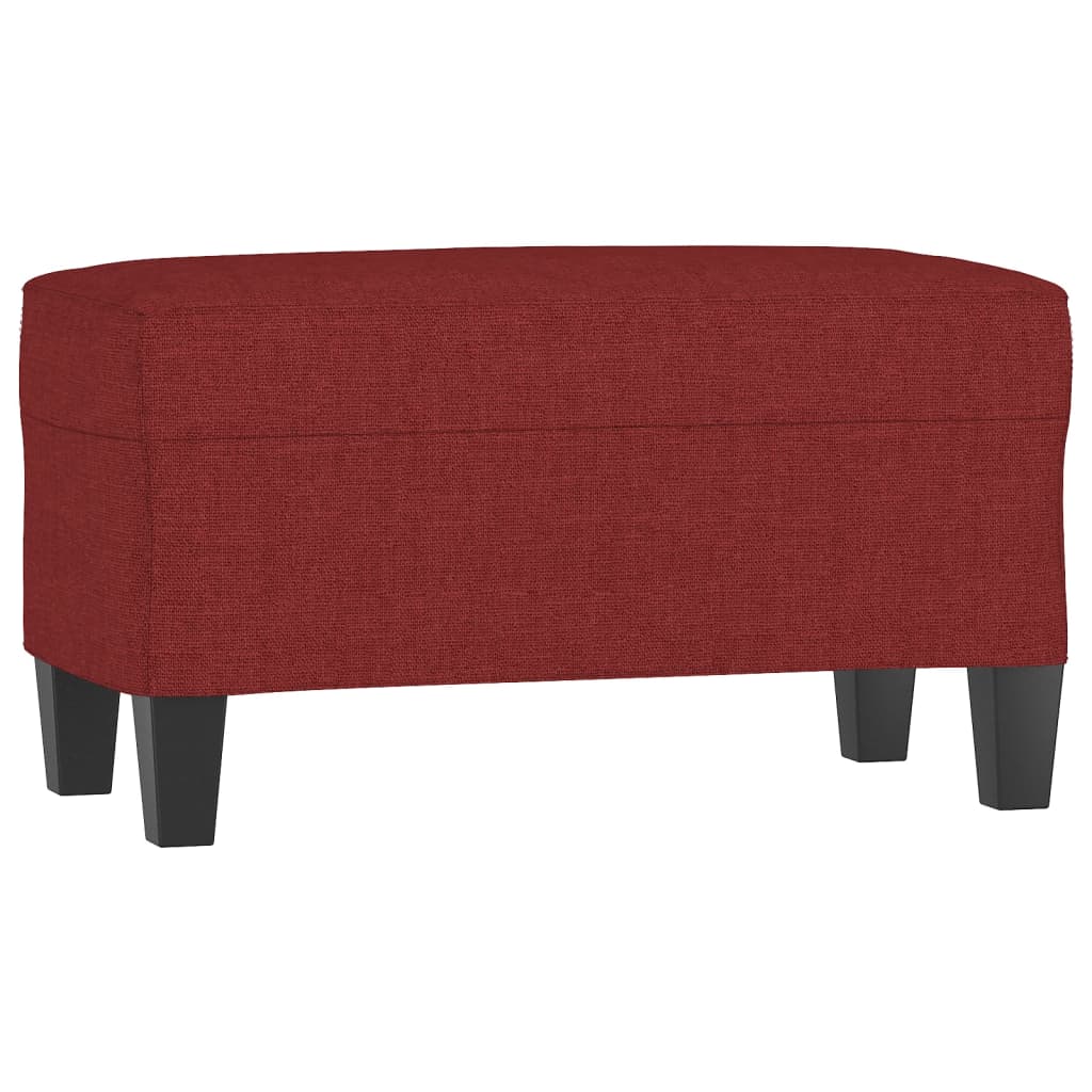 bænk 70x35x41 cm stof vinrød - Image 2