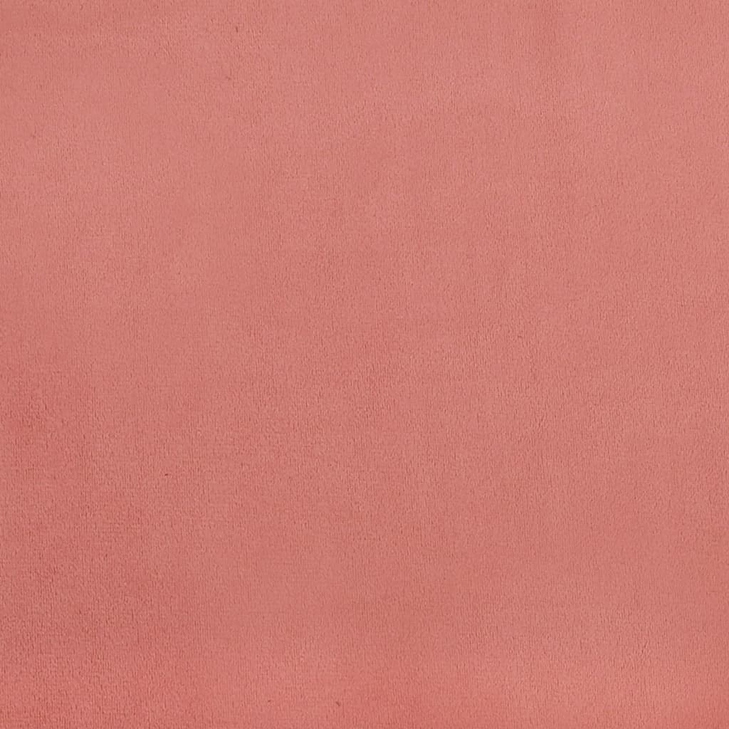 bænk 70x35x41 cm velour lyserød - Image 6