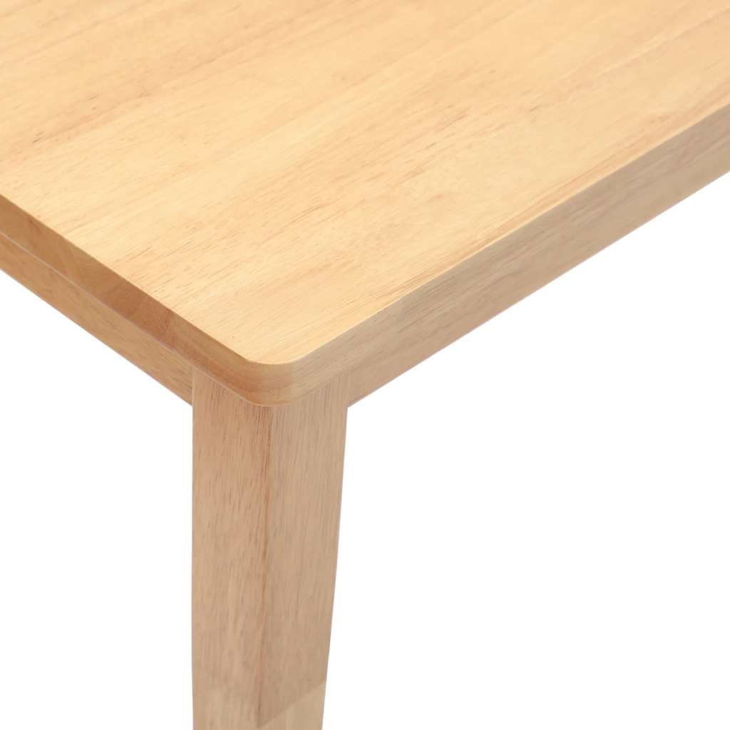 bænk 90 cm massivt gummitræ - Image 6