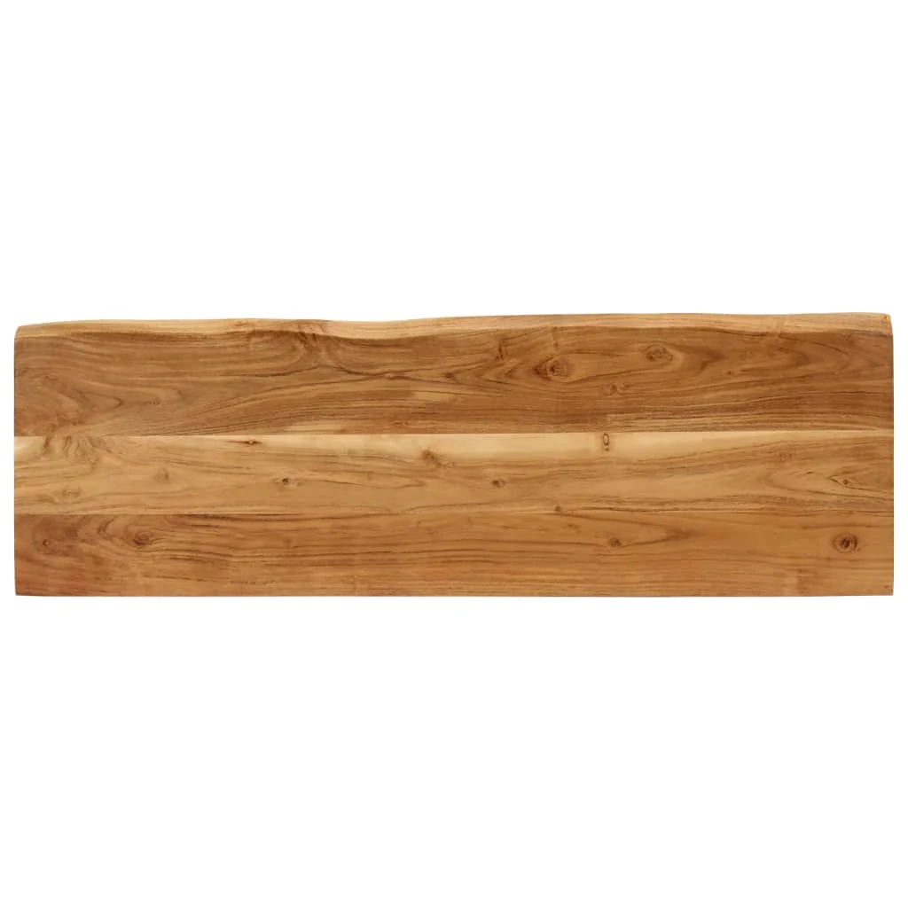 bænk med naturlig kant 105 cm massivt akacietræ - Image 5