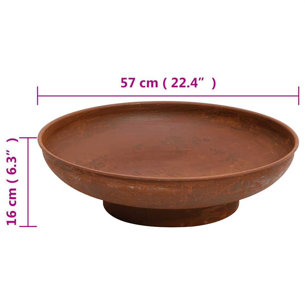 bålfad 57 cm stål - Image 7