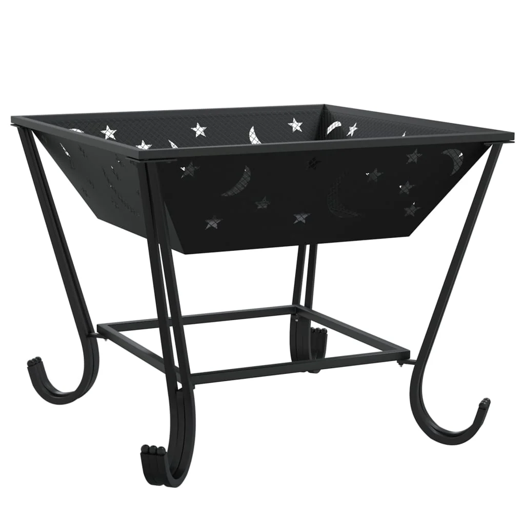 bålfad med ildrager 50 cm XXL stål - Image 5