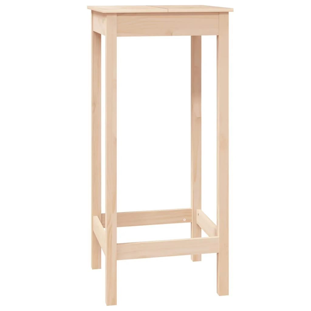 barbord 50x50x110 cm massivt fyrretræ - Image 2
