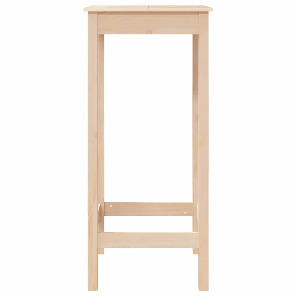 barbord 50x50x110 cm massivt fyrretræ - Image 5