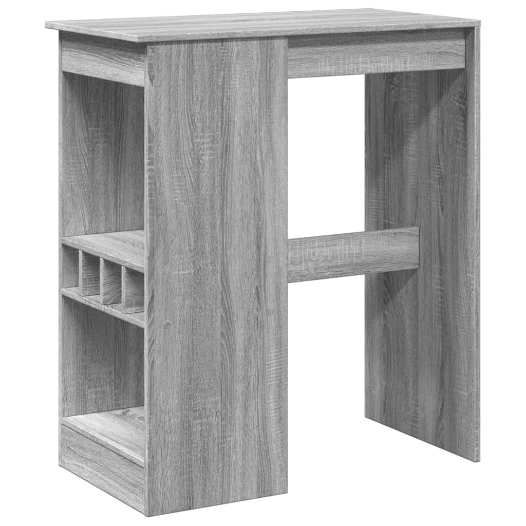 barbord med stativer 90x47,5x103,5 cm konstrueret træ - Image 2