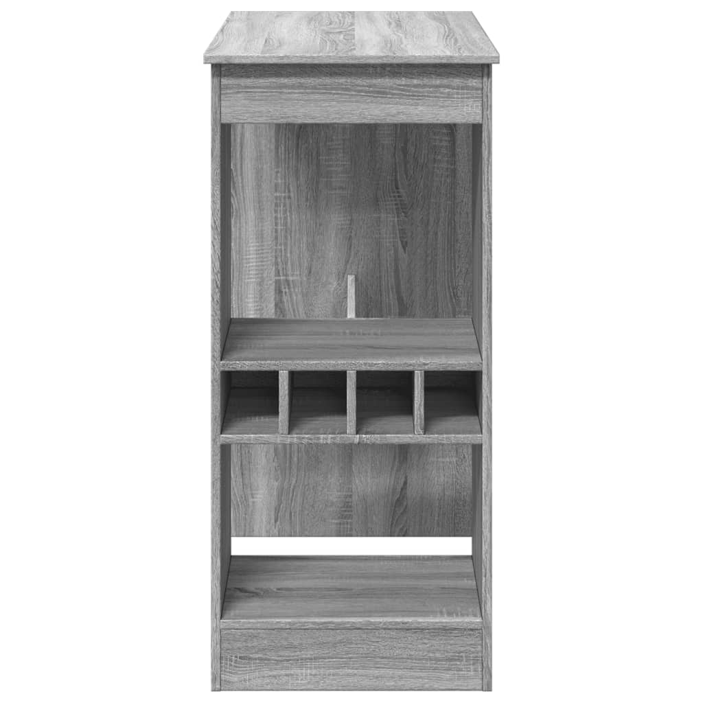 barbord med stativer 90x47,5x103,5 cm konstrueret træ - Image 5