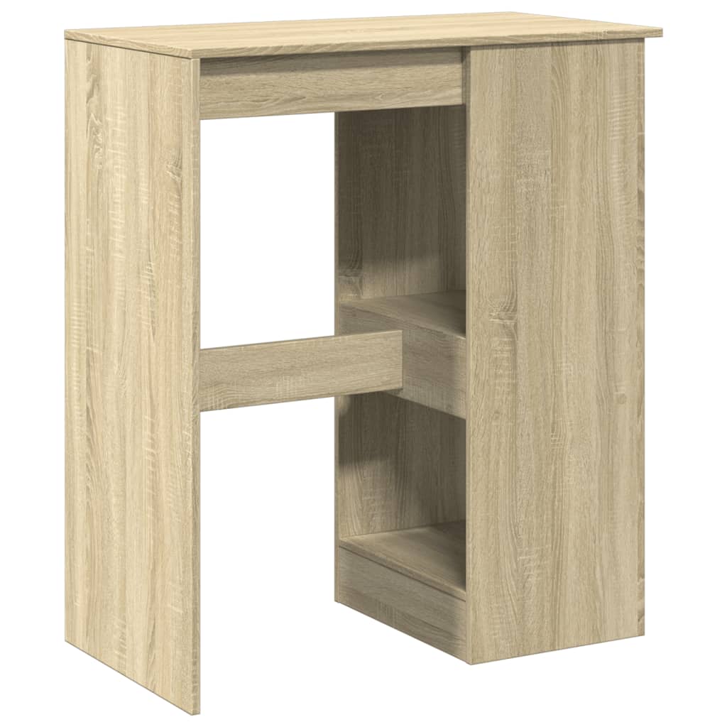 barbord med stativer 90x47,5x103,5 cm konstrueret træ sonoma-eg - Image 6