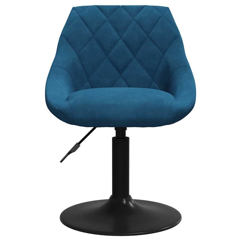 barstol fløjl blå - Image 3