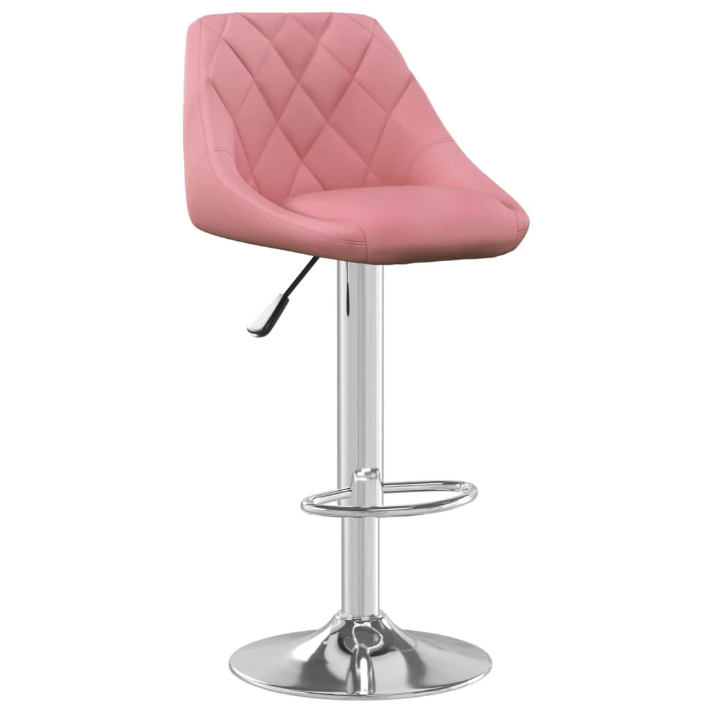 barstol fløjl pink - Image 2