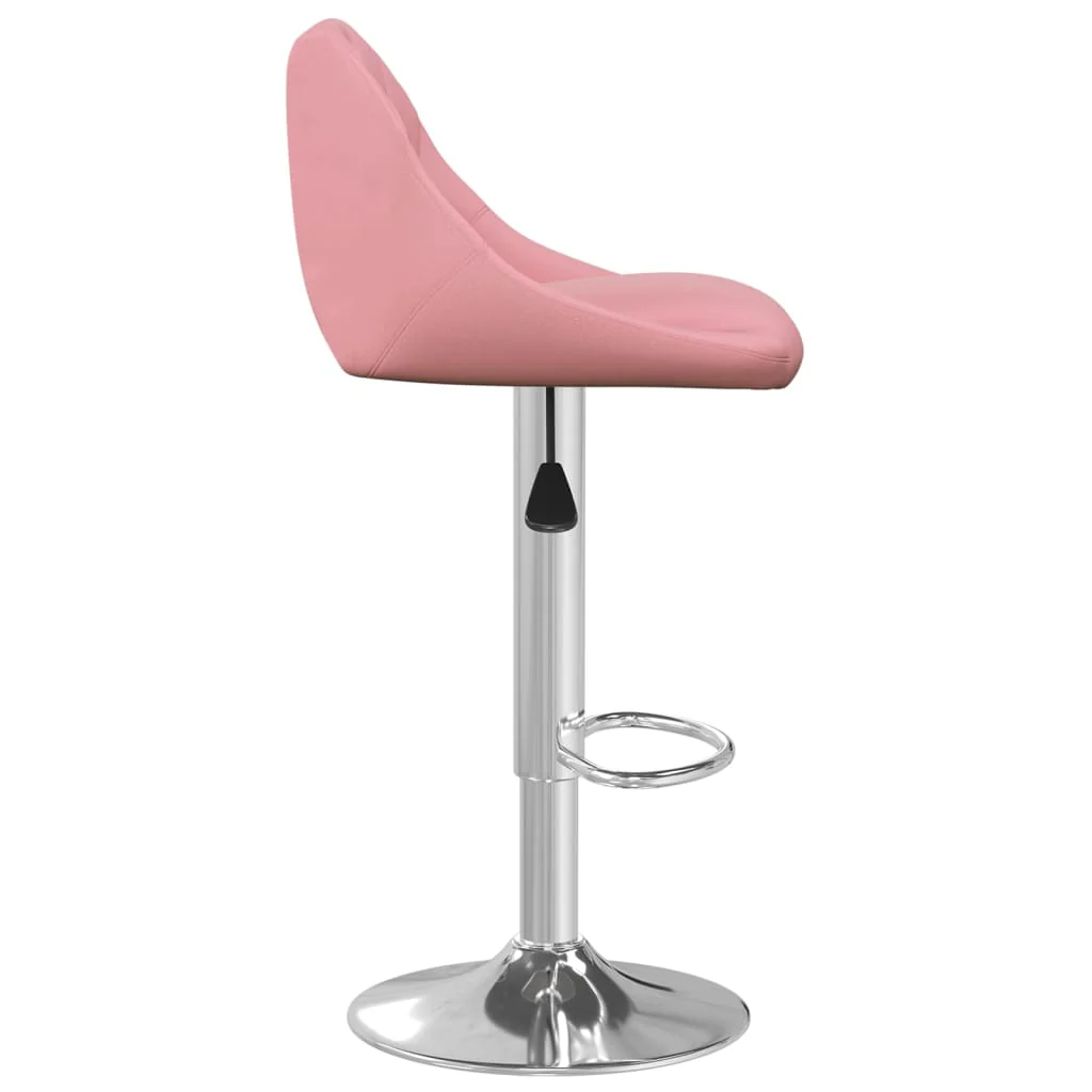 barstol fløjl pink - Image 4