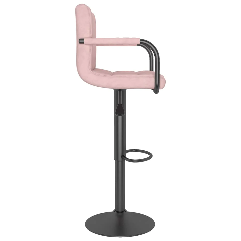 barstol fløjl pink - Image 4