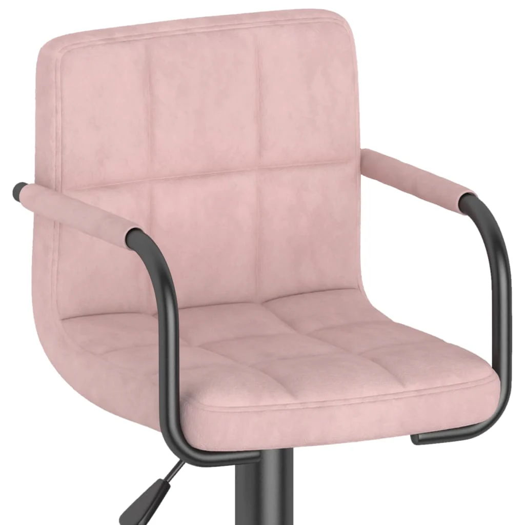barstol fløjl pink - Image 7