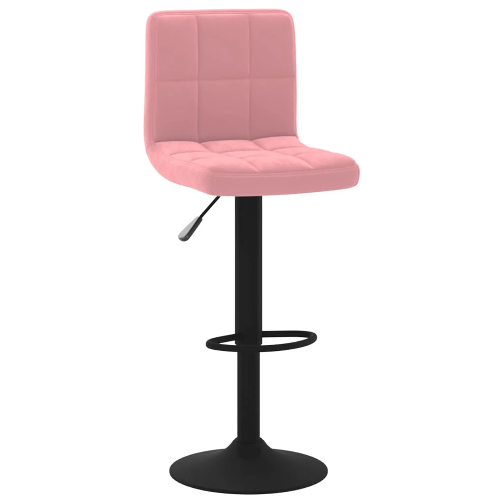 barstol fløjl pink - Image 2