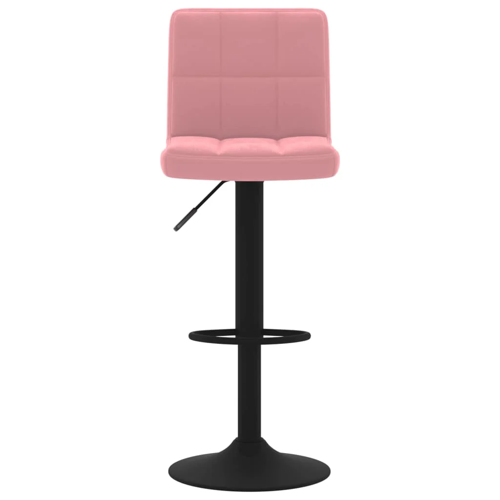 barstol fløjl pink - Image 3