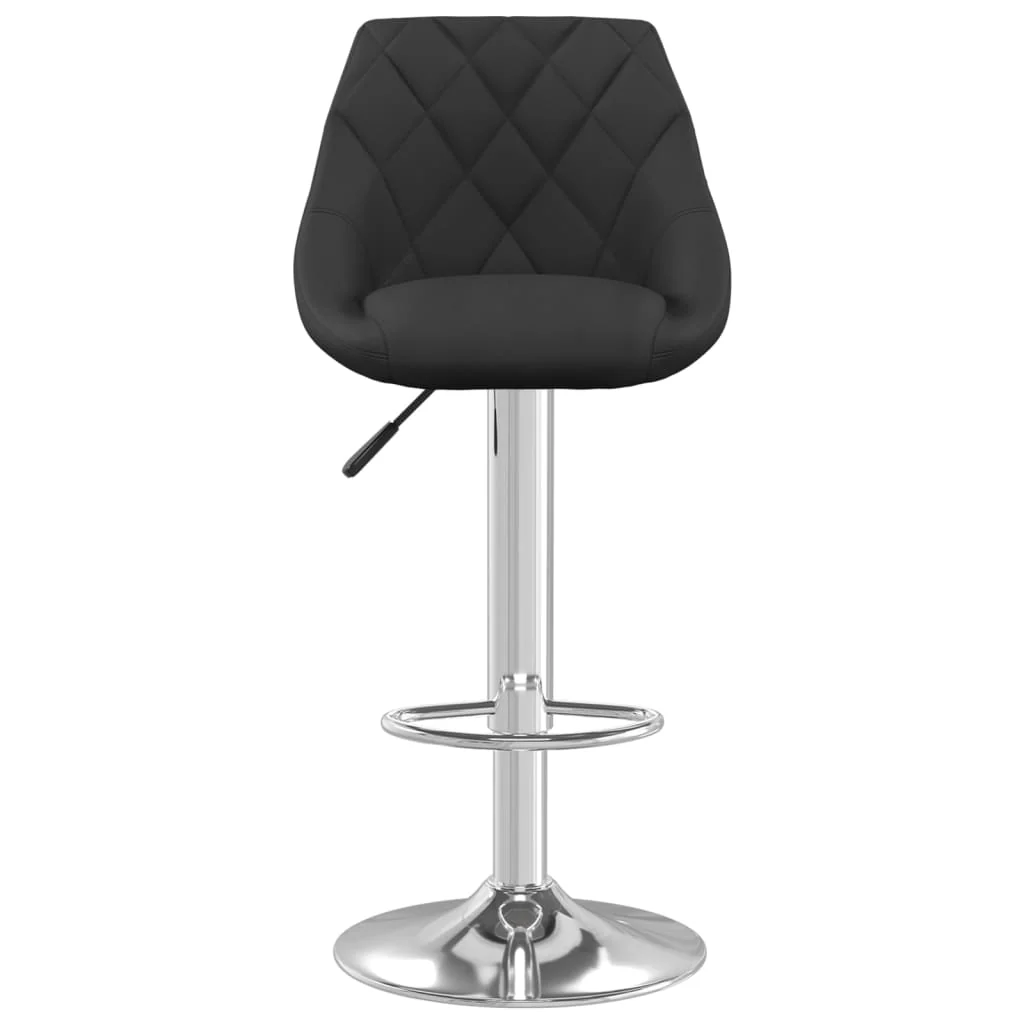 barstol fløjl sort - Image 3