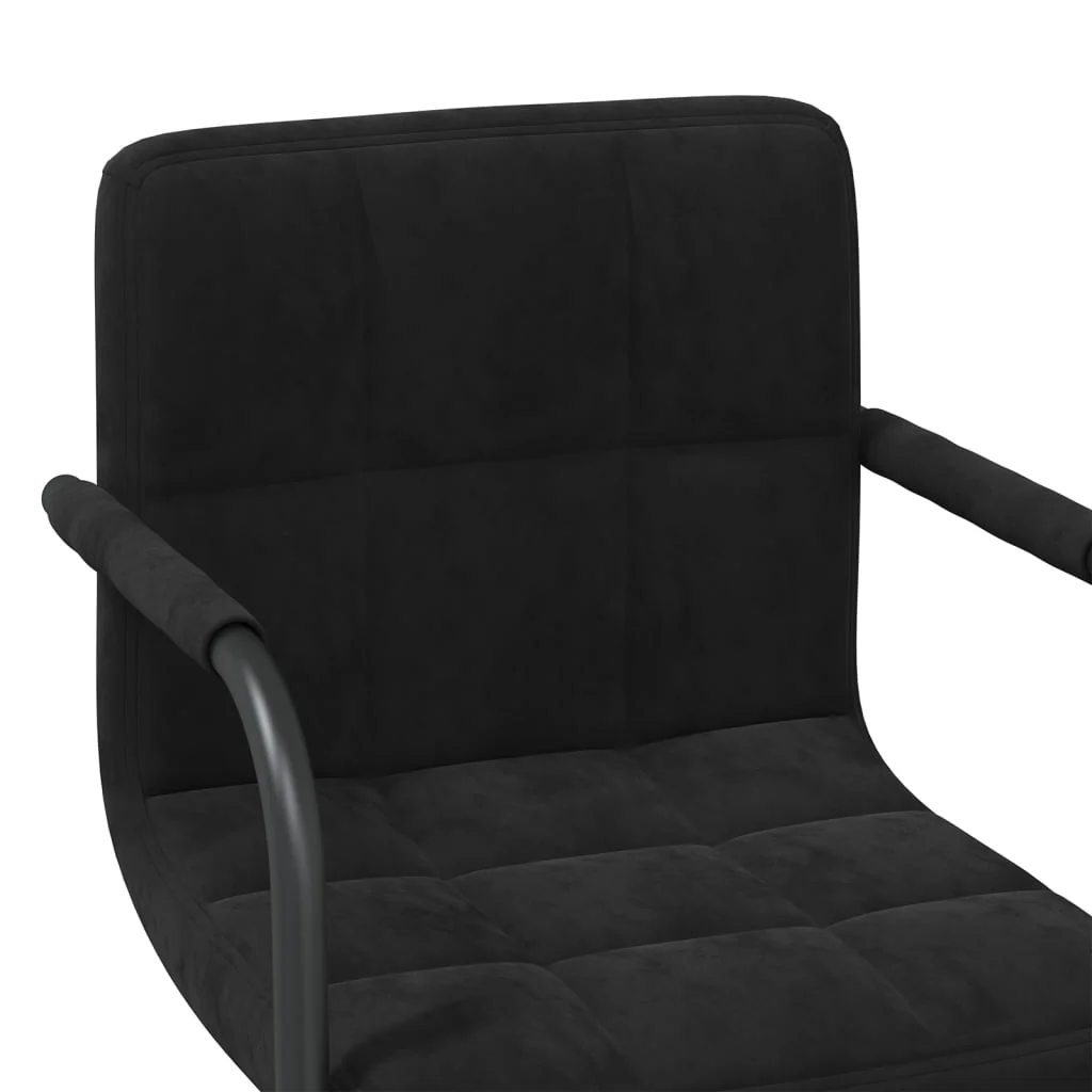 barstol fløjl sort - Image 7