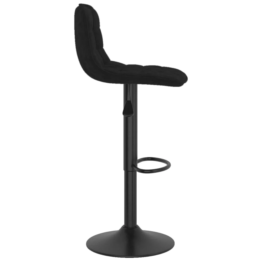 barstol fløjl sort - Image 4