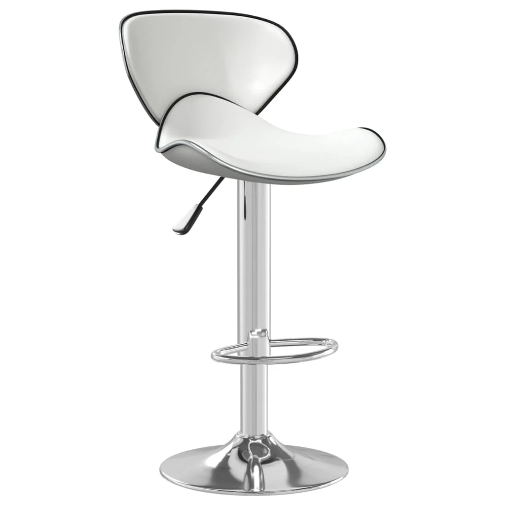 barstol kunstlæder hvid - Image 2