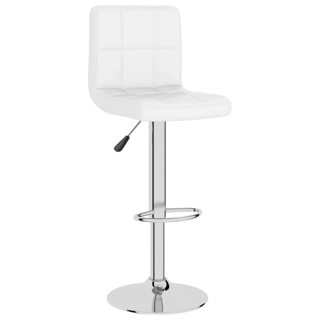 barstol kunstlæder hvid - Image 2