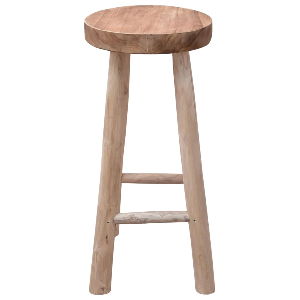 barstol massivt teaktræ - Image 2
