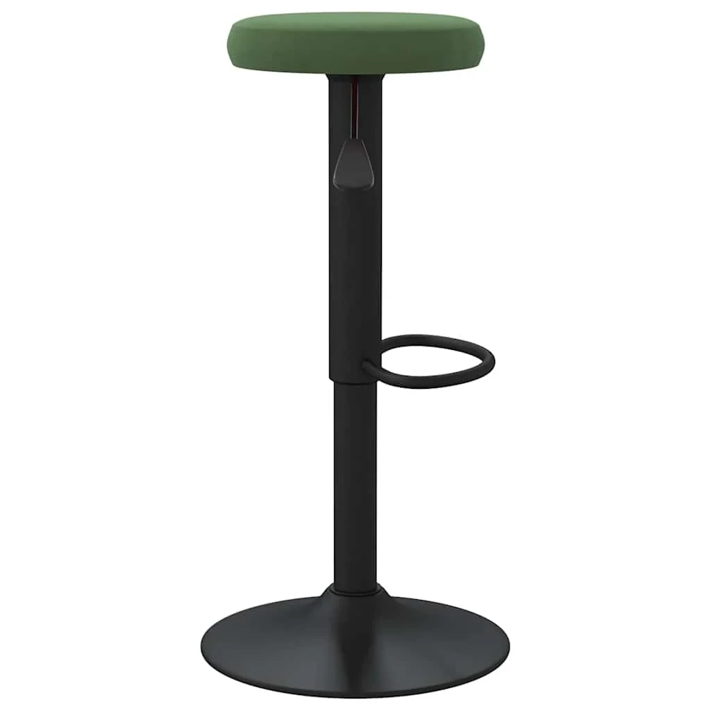 barstole 2 stk. fløjl mørkegrøn - Image 5