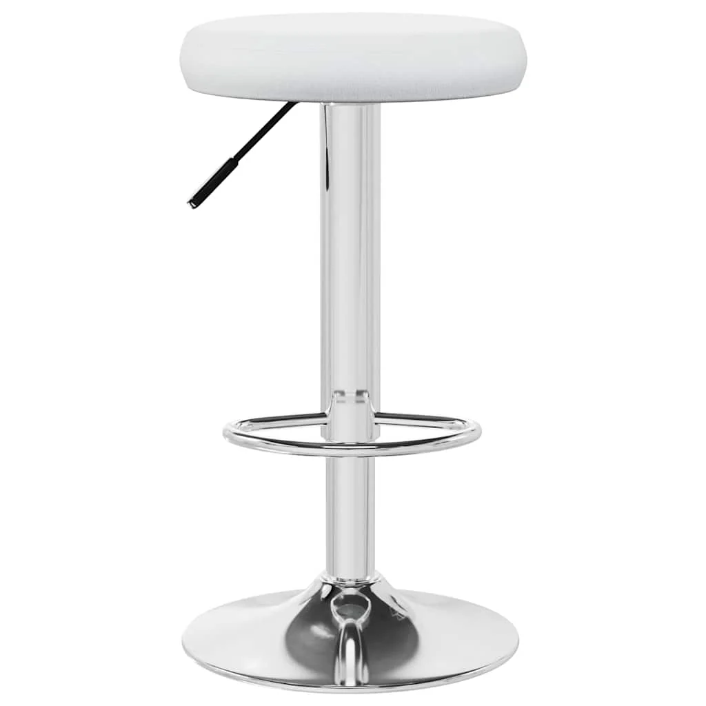 barstole 2 stk. kunstlæder hvid - Image 4
