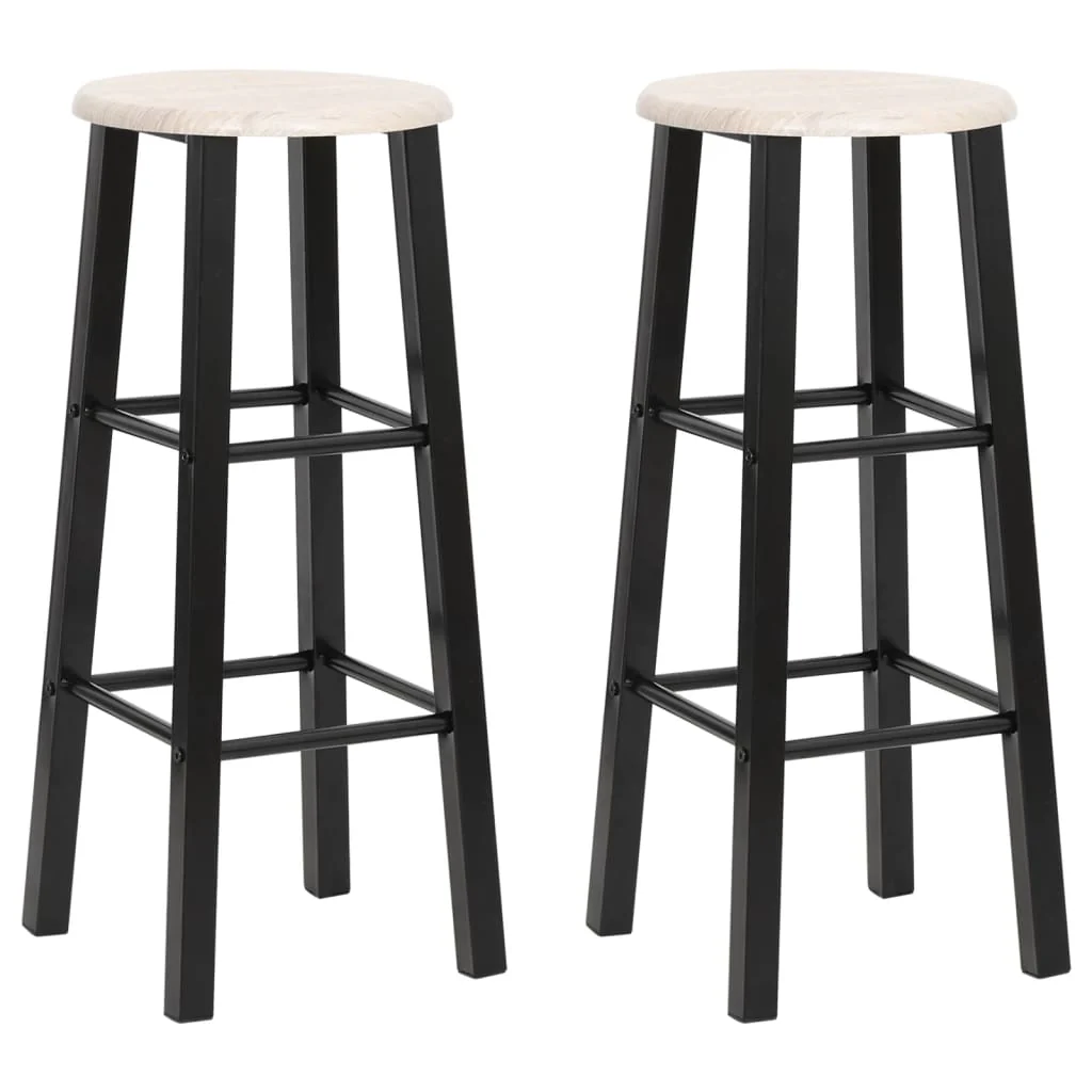 barstole 2 stk. MDF sort