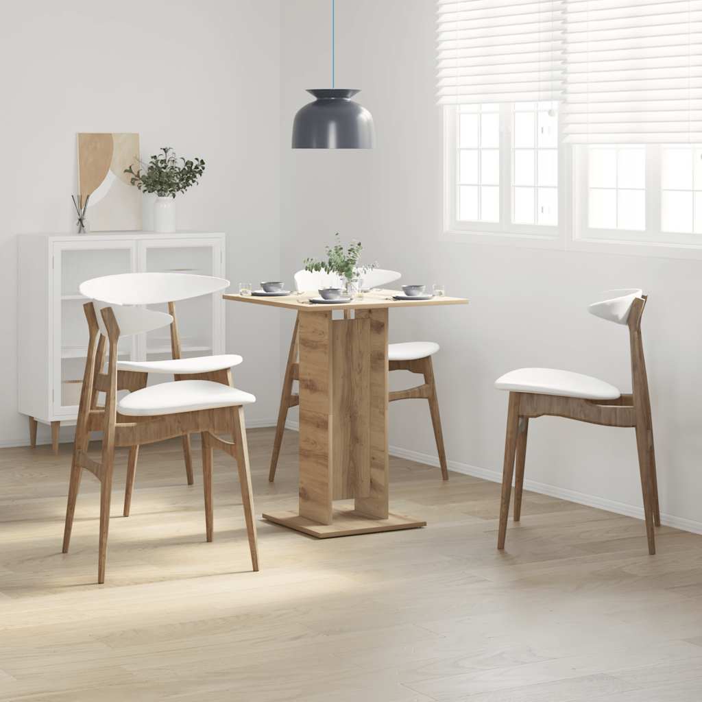 bistrobord 60x60x75 cm konstrueret træ kunsteg
